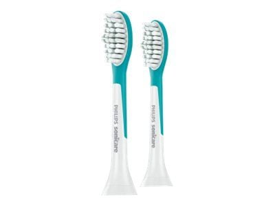 Philips Sonicare For Kids HX6042 - Utskiftningsbørstehode - for tannbørste - akvamarin (en pakke 2)