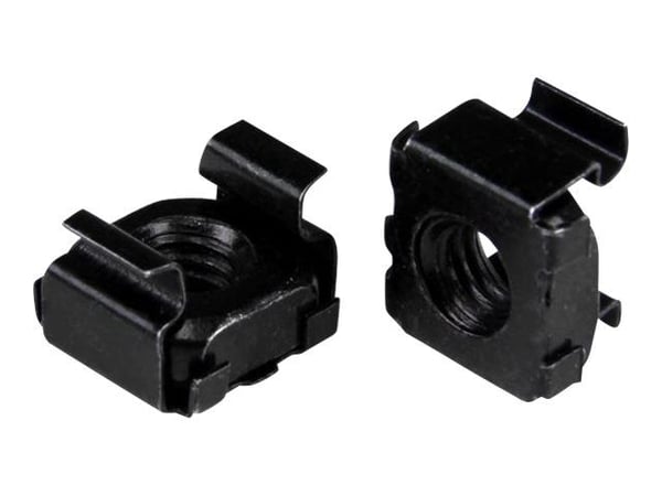 StarTech.com CABCAGENUT6B, Korimutteri, Terästä, Musta, M6, CE, TAA, REACH, 215,5 g