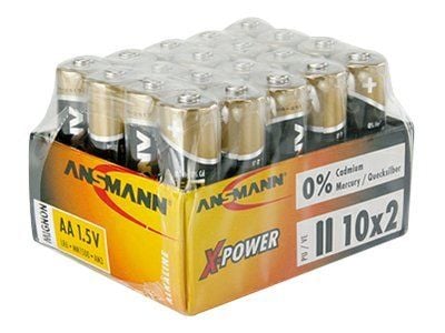 ANSMANN X-POWER Mignon AA - Batteri 2 x AA-type - Alkalisk (en pakke 10)