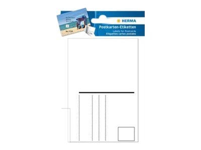 HERMA - Hvit - 95 x 145 mm 10 etikett(er) (1 ark x 10) fotopostkortpapir