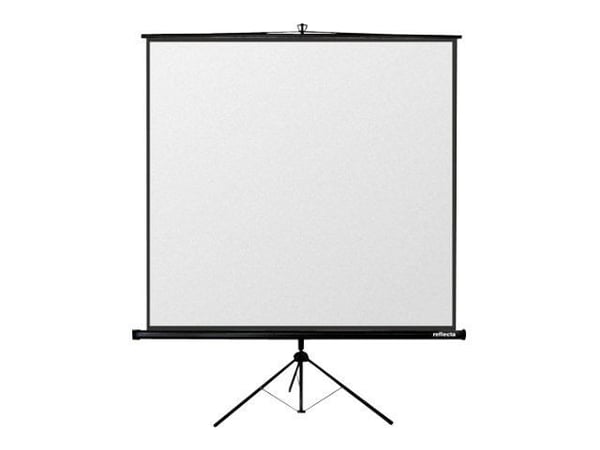 Reflecta CrystalLine Tripod - Projeksjonsskjerm med tripod - 86.9" (220.6 cm) - 1:1 - Matte White - lysehvitt