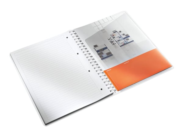 Notesblok Leitz WOW PP A4 linjeret 80 gram 80 ark Lilla - (6 stk.)
