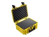 B&W outdoor.case Type 3000 - Hard eske - polypropylen - gul