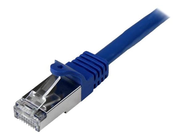 Startech 5m CAT6 Ethernet Cable, 10 Gigabit Shielded Snagless RJ45 100W PoE Patch Cord, CAT 6 10GbE SFTP Network Cable w/Strain Relief, Blue, Wirin...