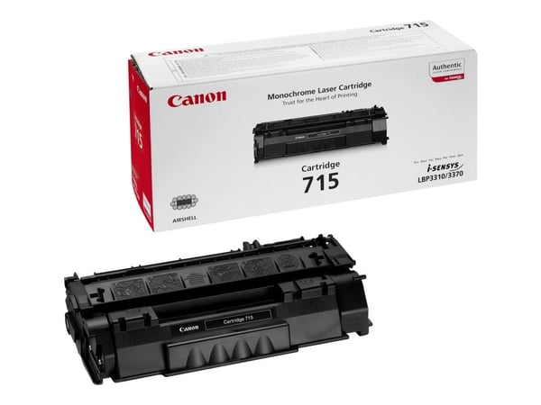 Canon 715 - Lajittelu - alkuperäinen - tonerpatron - i-SENSYS LBP3310, LBP3370 -laitteisiin