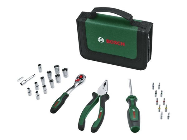 Bosch - Verktøyssett - 26 deler - 74 - 93 N·m - inn zipped case