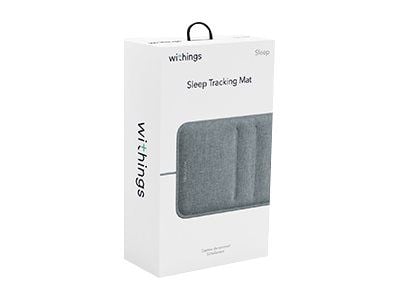 Withings Sleep Analyzer, Patjanalus, Harmaa, 190 mm, 637 mm, 5 mm, 350 g