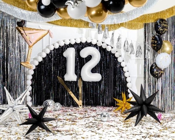 PartyDeco FB166, Ilmapallo, Kalvo, Monivärinen, Kuva, Juhla, Universaali
