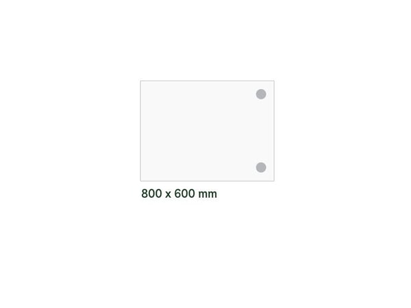 Työpöytä, tarjous DNA Hvid 800x600 mm I-leg Alugrey