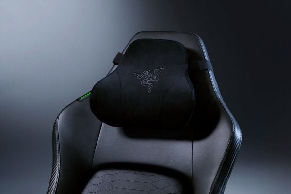 Razer Iskur V2 - Spillestol - ergonomisk - armlener - T-formet - tipping - roterende - syntetisk skinn - svart