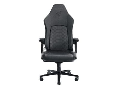 Razer Iskur V2 - Spillestol - ergonomisk - armlener - T-formet - tipping - roterende - plysjtøy - mørk grå