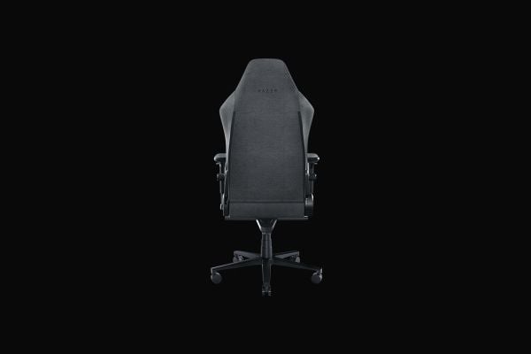 Razer Iskur V2 - Spillestol - ergonomisk - armlener - T-formet - tipping - roterende - plysjtøy - mørk grå