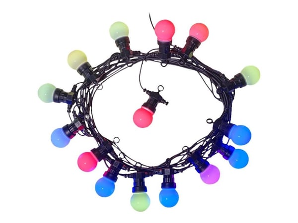 DENVER SLP-515 - Dekorasjonslampe - LED x 15 - RGB/hvitt lys