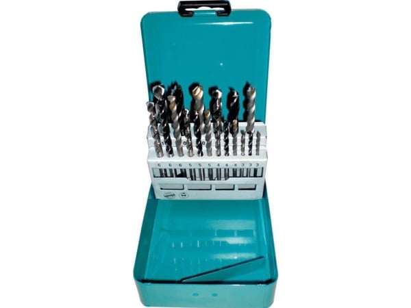 Makita - Poranteräsarja - puulle, metallille, betonille - 18 kpl - 5 mm, 6 mm, 8 mm, 10 mm, 4 mm, 3 mm