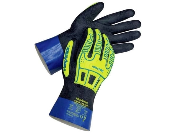 HexArmor 6070809 rubiflex S XG27BI kjemikaliehanske str. 9 EN 388:2016, EN 374-1:2016 ISO 374-1:2016 1 par