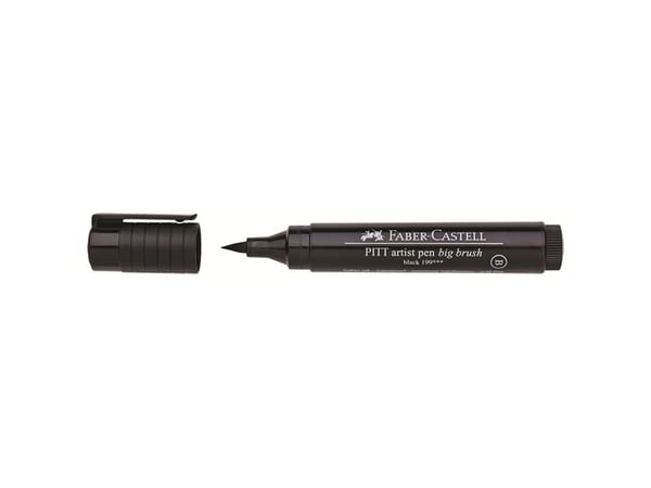 Faber-Castell PITT Artist Pen Big Brush - Børstepenn - permanent - svart - tusj