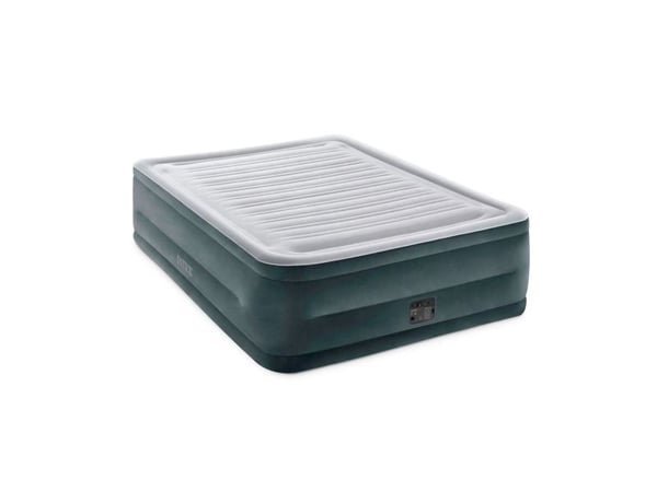Intex DuraBeam Comfort-Plush High-Rise, Dobbel Madrass, Rektangel, Inne & Ute, Innebygd luftpumpe