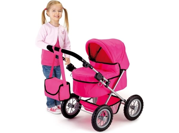 Nukenvaunut BAYER Design Trendy 13029AA syvän vaaleanpunainen