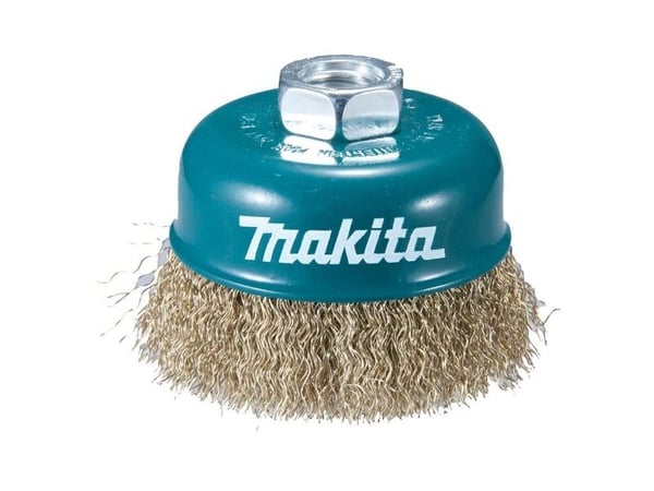 Makita - Trådkoppbørste - for stål, løvtre, maling, rust, weld edges - 60 mm - M14