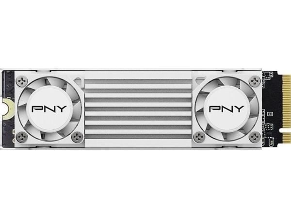 PNY CS3150 - SSD - kryptert - 2 TB - intern - M.2 2280 - PCI Express 5.0 x4 (NVMe) - TCG Opal Encryption 2.0 - integrert kjøle