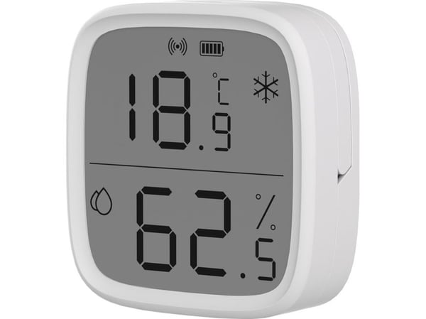 Sonoff ZigBee, Innendørs, Temperatur- og fuktighetssensor, Frittstående, Trådløs, 0,2 °C, 2%