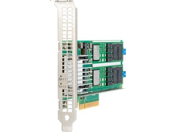HPE NS204i-p Gen10 Plus - Diskkontroller - M.2 - M.2 NVMe Card / PCIe 3.0 (NVMe) - for Edgeline e920; ProLiant DL325 Gen10, DL360 Gen10, DL380 Gen1...