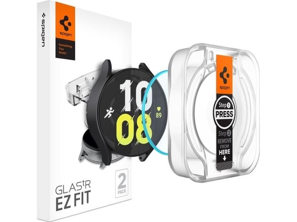 Spigen AGL06520, Rannekellon näytönsuoja, Samsung, Galaxy Watch 6 (44mm), Karkaistu lasi, 38,8 mm, 38,8 mm