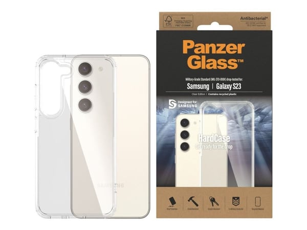 PanzerGlass Samsung Hardcase, Suojus, Samsung, Samsung - Galaxy S23, Läpinäkyvä