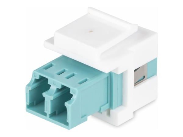 Startech LC to LC Coupler, LC Fiber Coupler, LC/UPC Keystone Jack, Fiber Optic LC Keystone Coupler for Patch Panel - LC to LC Duplex (DMFKSLCLCCOUP...