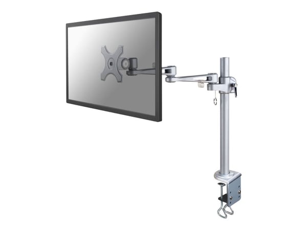 Neomounts FPMA-D935 - Monteringssett - full bevegelse - for LCD-skjerm - sølv - skjermstørrelse: 10"-30" - klemmemonterbar, skrivebordsmonterbar