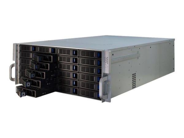 Inter-Tech IPC 4U-4424 - Rackmonterbar 4U - utvidet ATX (E-ATX) - ingen strømforsyning (ATX12V / EPS12V) - USB