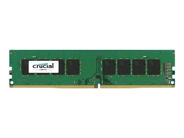 Crucial - DDR4 - modul - 8 GB - DIMM 288-pin - 2400 MT/s / PC4-19200 - CL17 - 1.2 V - ikke-bufret - ikke-ECC