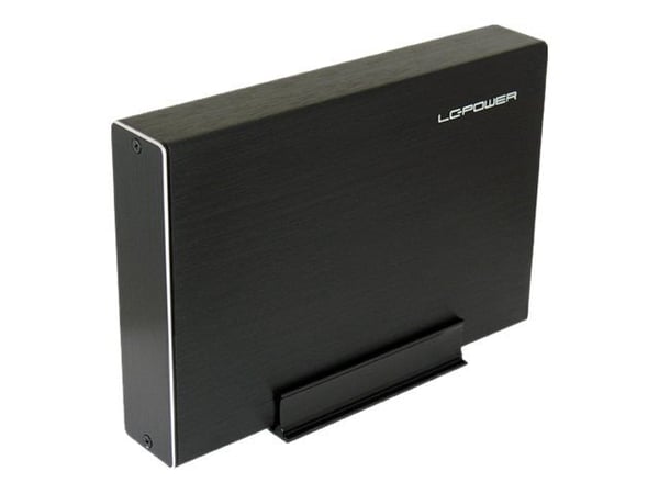 LC Power LC-35U3-Becrux - Lagringspakning - 3,5" - SATA 6Gb/s - USB 3.0 - sort