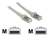 BTR - Koppeledning - RJ-45 (hann) til RJ-45 (hann) - 3 m - skjermet - CAT 6a - halogenfri - grå