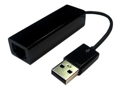 Dell USB 2.0 Ethernet Adapter - Nettverksadapter - USB 2.0 - Gigabit Ethernet - svart - for XPS 12, 13