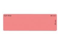 Seiko Instruments SLP-1PLB - Permanent klæbemiddel - topbelagt - pink - 28 x 89 mm 130 etikette(r) (1 rulle(r) x 130 adresseetiketter - for Smart L...