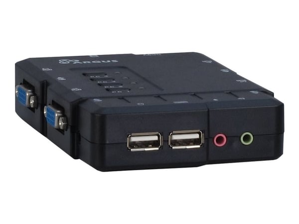 Argus KVM CS-41UA - KVM / lydsvitsj - 4 x KVM/lyd - 1 lokalbruker - stasjonær