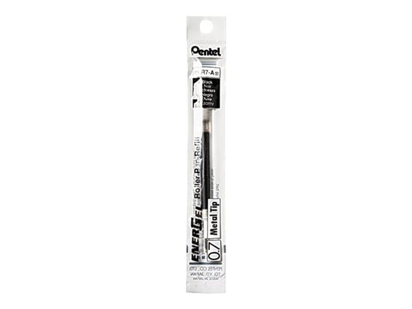 Pentel EnerGel Refill, Musta, 12 kpl