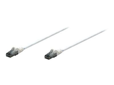 Intellinet - Koblingskabel - RJ-45 (hann) til RJ-45 (hann) - UTP - CAT 6 - formstøpt, uten hindringer - hvit