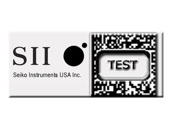 Seiko Instruments SLP-STAMP2 - Adhesiv - hvit - 36 x 67 mm 620 etikett(er) (2 rull(er) x 310) merkelapper - for Smart Label Printer 440, 440 Office...