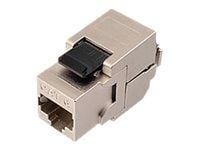Solarix - Modulinnlegg - CAT 6 - STP - RJ-45 - svart