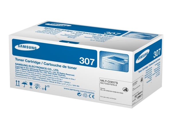 Samsung MLT-D307S - Svart - original - tonerpatron - for ML-4510ND, 4512ND, 5010ND, 5012ND, 5015ND, 5017ND
