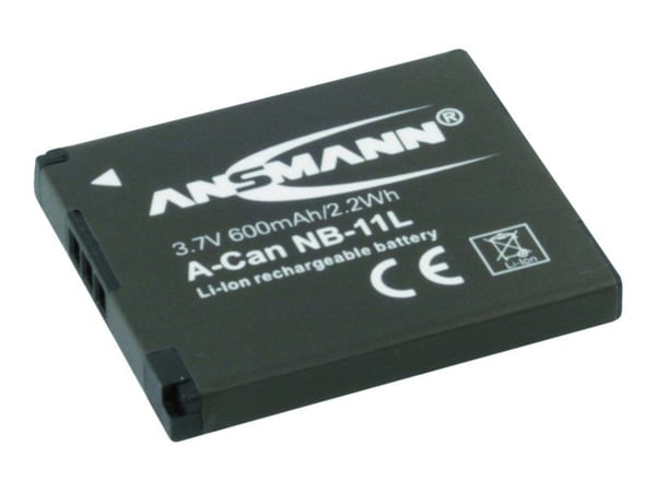 Ansmann A-Can NB 11 L - Batteri - Li-Ion - 600 mAh - for Canon IXUS 17X, 18X, 190, 285; IXY 190, 640; PowerShot SX420; PowerShot ELPH 180, 190, 360