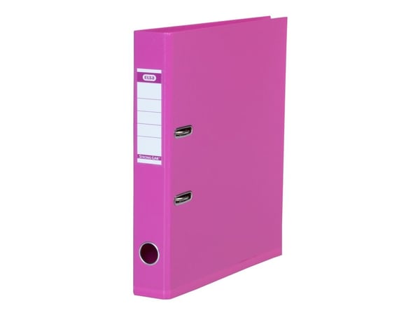 ELBA StrongLine - Hevarmbuefil - bokryggbredde: 50 mm - for A4 Plus (210 x 330 mm) - kapasitet: 375 ark - rosa