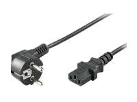 Wentronic Verkkokaapeli Schuko/pistoke - IEC/pistorasia musta 5,0 m kulmikas (51320) Wentronic Verkkokaapeli Schuko/pistoke - IEC/pistorasia musta 5,0 m kulmikas (51320)