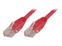 Microconnect UTP6003R, 0,3 m, Cat6, U/UTP (UTP), RJ-45, RJ-45, Punainen