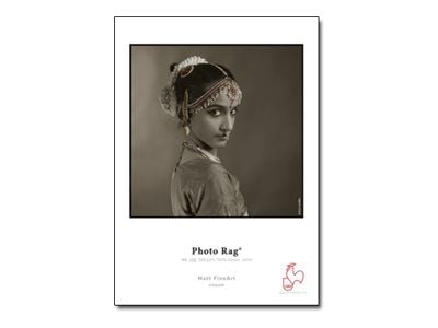 Hahnemühle Digital FineArt Photo Rag - Matt - 480 mikroner - hvit - A4 (210 x 297 mm) - 308 g/m² - 25 ark finkunstfotofillepapir