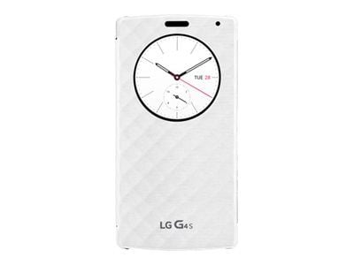 LG Quick Circle CFV-110 - Lommebok for mobiltelefon - hvit - for LG G4s H735