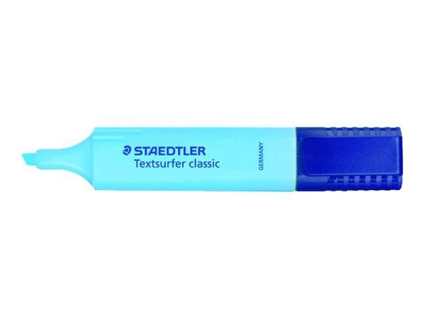 Tekstmarker Staedtler 364 blå Textsurfer Classic - (10 stk.)
