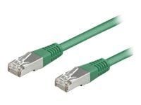 wentronic - Nettverkskabel - RJ-45 (hann) til RJ-45 (hann) - 50 cm - FTP - CAT 5e - grønn